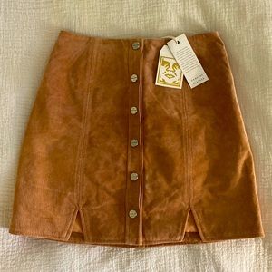 Obey Genuine Leather skirt from Nordstrom.